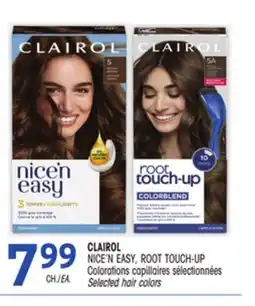 Uniprix CLAIROL NICE'N EASY, ROOT TOUCH-UP Colorations capillaires sélectionnées/Selected hair colors offer