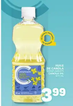 Marché Bonichoix COMPLIMENTS CANOLA OIL offer