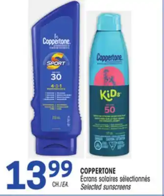 Uniprix COPPERTONE Écrans solaires sélectionnés/Selected sunscreens offer