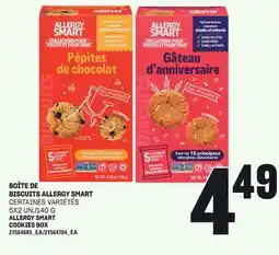 Provigo BOÎTE DE BISCUITS ALLERGY SMART, 5X2 UN./140 G offer
