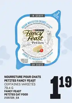 Provigo NOURRITURE POUR CHATS PETITES FANCY FEAST, 79,4 G offer