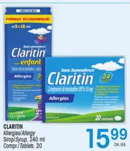 Uniprix CLARITIN Allergies/Allergy Sirop/Syrup offer