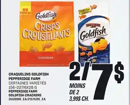 Provigo CRAQUELINS GOLDFISH PEPPERIDGE FARM, 156-227/6X28 G offer