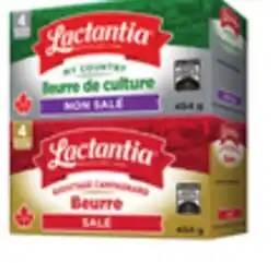 Provigo LACTANTIA BÂTONNETS DE BEURRE, 454 g offer