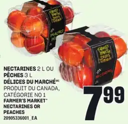 Provigo NECTARINES, 2 L OU PÊCHES, 3 L DÉLICES DU MARCHÉ offer