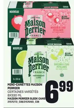 Provigo MINI-CANETTES MAISON PERRIER, 8X330 ML offer
