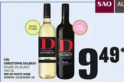 Provigo VIN CHRISTOPHE DALBRAY, 750 ML offer