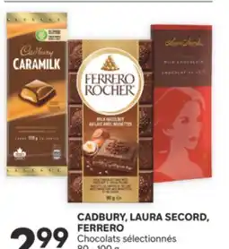 Brunet CADBURY, LAURA SECORD, FERRERO Chocolats sélectionnés offer