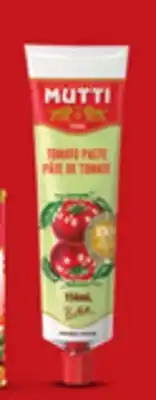 Provigo PÂTE DE TOMATE MUTTI, 156 mL offer