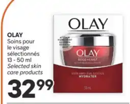 Brunet OLAY Soins pour le visage sélectionnés offer