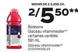 Provigo BOISSONS GLACEAU VITAMINWATERMD, 591 ML offer