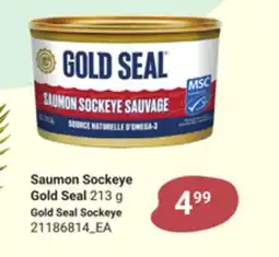 Provigo SAUMON SOCKEYE GOLD SEAL, 213 G offer