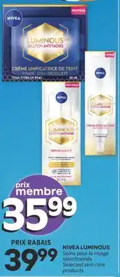 Brunet NIVEA LUMINOUS Soins pour le visage sélectionnés offer