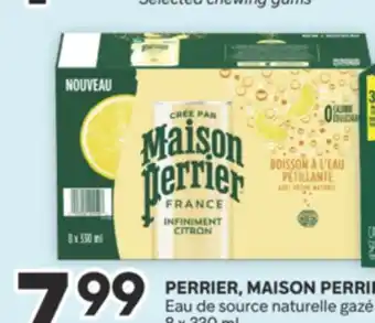 Brunet PERRIER, MAISON PERRIER Eau de source naturelle gazéifiée offer
