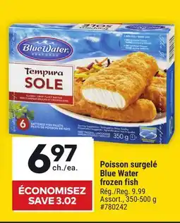 Giant Tiger Blue Water frozen fish offer