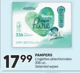Brunet PAMPERS Lingettes sélectionnées offer