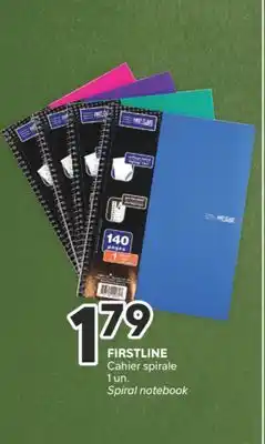 Brunet FIRSTLINE Cahier spirale offer