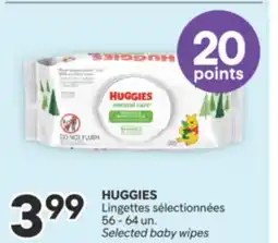 Brunet HUGGIES Lingettes sélectionnées offer