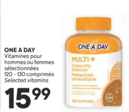 Brunet ONE A DAY Vitamines pour hommes ou femmes sélectionnées offer
