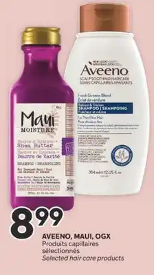 Brunet AVEENO, MAUI, OGX Produits capillaires sélectionnés offer