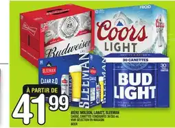 Marche Ami BIÈRE MOLSON, LABATT, SLEEMAN | MOLSON, LABATT, SLEEMAN BEER offer