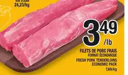 Marche Ami FILETS DE PORC FRAIS | FRESH PORK TENDERLOINS offer
