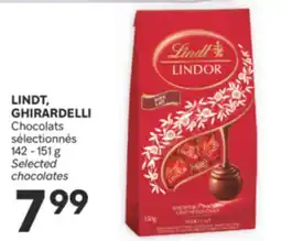 Brunet LINDT, GHIRARDELLI Chocolats sélectionnés offer