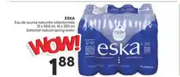 Brunet ESKA Eau de source naturelle sélectionnée offer