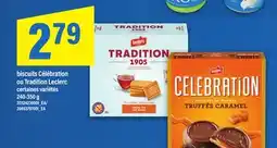 Maxi biscuits Célébration ou Tradition Leclerc offer