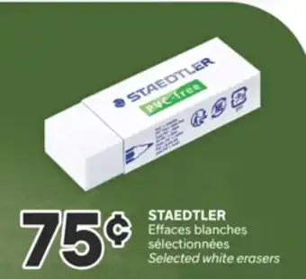 Brunet STAEDTLER Effaces blanches sélectionnées offer