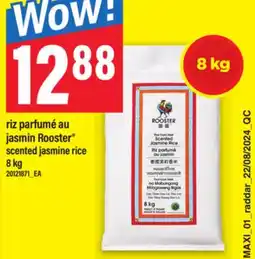 Maxi RIZ PARFUMÉ AU JASMIN ROOSTER SCENTED JASMINE RICE offer
