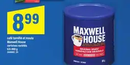 Maxi CAFÉ TORRÉFIÉ ET MOULU MAXWELL HOUSE, 631-900 G offer