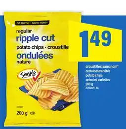 Maxi CROUSTILLES SANS NOM POTATO CHIPS, 200 G offer