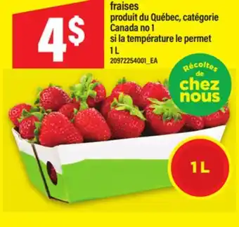 Maxi FRAISES, 1 L offer