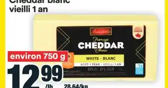 Super C Cheddar blanc vieilli 1 an offer