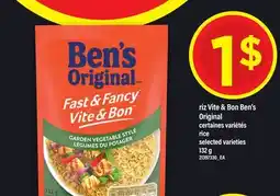 Maxi RIZ VITE & BON BEN'S ORIGINAL, 132 G offer