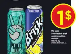 Maxi THÉ GLACÉ PEACE TEA OU BRISK, 695/710 mL offer
