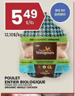 Rachelle-Bery Grocery FERME DES VOLTIGEURS ORGANIC WHOLE CHICKEN offer