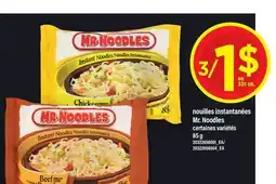 Maxi NOUILLES INSTANTANÉES MR. NOODLES, 85 g offer