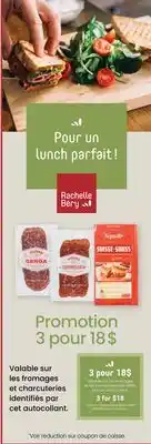 Rachelle-Bery Grocery cheeses and deli meats offer
