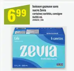 Maxi boisson gazeuse sans sucre Zevia offer