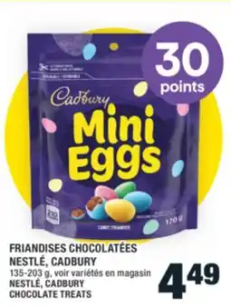 Super C FRIANDISES CHOCOLATÉES NESTLÉ, CADBURY | CHOCOLATE TREATS offer