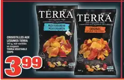 Super C CROUSTILLES AUX LÉGUMES TERRA | TERRA VEGETABLE CHIPS offer