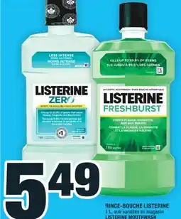 Super C RINCE-BOUCHE LISTERINE | LISTERINE MOUTHWASH offer
