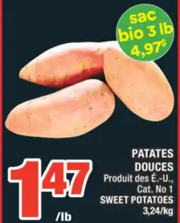 Super C PATATES DOUCES | SWEET POTATOES offer
