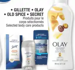 Jean Coutu GILLETTE, OLAY, OLD SPICE, SECRET Selected body care products offer