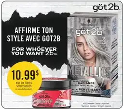 Jean Coutu SCHWARZKOPF selected products offer