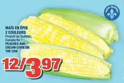 Super C MAÏS EN ÉPIS 2 COULEURS | PEACHES AND CREAM CORN ON THE COB offer