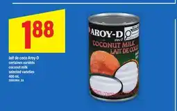 Maxi lait de coco Aroy-D certaines variétés coconut milk offer