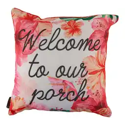 Giant Tiger Tropical Novelty Outdoor Cushions, English, 17-in offer